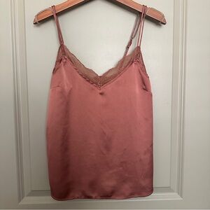 Abercrombie Lace Trim Tank Top